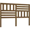 Image de vidaXL TÃªte de lit Marron miel 126x4x100 cm Bois massif de pin