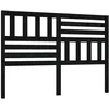 Image de vidaXL TÃªte de lit Noir 126x4x100 cm Bois massif de pin