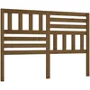 Image de vidaXL TÃªte de lit Marron miel 146x4x100 cm Bois massif de pin