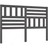 Image de vidaXL TÃªte de lit Gris 156x4x100 cm Bois massif de pin