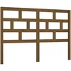 Image de vidaXL TÃªte de lit Marron miel 126x4x100 cm Bois massif de pin