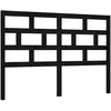 Image de vidaXL TÃªte de lit Noir 156x4x100 cm Bois massif de pin