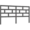 Image de vidaXL TÃªte de lit Gris 206x4x100 cm Bois massif de pin