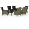 Image de Vidaxl Ensemble De Salle Ã Manger De Jardin 7 Pcs Marron