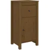Image de vidaXL Buffet Marron miel 40x35x80 cm Bois massif de pin