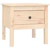 Image de vidaXL Table d'appoint 50x50x49 cm Bois massif de pin