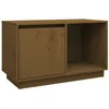 Image de vidaXL Meuble TV Marron miel 74x35x44 cm Bois de pin massif