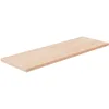 Image de Vidaxl Panneau D'Ã©tagÃ¨re 60x20x1,5 Cm Bois De ChÃªne Massif Non TraitÃ©