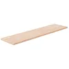 Image de Vidaxl Panneau D'Ã©tagÃ¨re 80x20x1,5 Cm Bois De ChÃªne Massif Non TraitÃ©