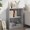Image de vidaXL BibliothÃ¨que Sonoma gris 60x24x76 cm Bois d'ingÃ©nierie