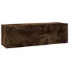Image de vidaXL Armoire murale TV ChÃªne fumÃ© 100x30x30 cm Bois d'ingÃ©nierie