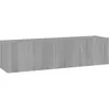 Image de vidaXL Armoire murale TV Sonoma gris 120x30x30 cm Bois d'ingÃ©nierie