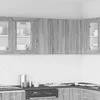 Image de vidaXL Armoire suspendue ""Lyon"" Sonoma gris 60x31x60 cm