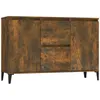 Image de vidaXL Buffet ChÃªne fumÃ© 104x35x70 cm Bois d'ingÃ©nierie