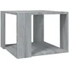 Image de vidaXL Table basse Sonoma gris 40x40x30 cm Bois d'ingÃ©nierie
