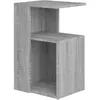 Image de Table d'Appoint Forme G pour Salon Chambre Gris Sonoma 36x30x56 cm Bois ComposÃ©