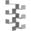 Image de vidaXL ÃtagÃ¨res d'angle murales 2 pcs Sonoma gris 40x40x50 cm Bois