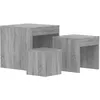 Image de vidaXL Tables gigognes 3 pcs Sonoma gris Bois d'ingÃ©nierie