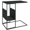 Image de vidaXL Table d'appoint Noir 55x36x59,5 cm Bois d'ingÃ©nierie