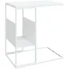 Image de vidaXL Table d'appoint Blanc 55x36x59,5 cm Bois d'ingÃ©nierie