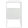 Image de Bouts de canapé, guéridons VidaXL  Table d'appoint  Bois d'ingénierie Blanc 55x36x59,5 cm P31599689