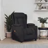 Image de vidaXL Fauteuil Ã©lectrique de massage Noir Tissu