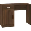Image de vidaXL Bureau avec tiroir et armoire ChÃªne marron 100x40x73 cm
