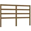 Image de vidaXL TÃªte de lit Marron miel 126x4x100 cm Bois massif de pin