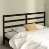 Image de vidaXL TÃªte de lit Noir 206x4x100 cm Bois massif de pin