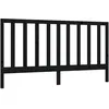 Image de vidaXL TÃªte de lit Noir 206x4x100 cm Bois massif de pin