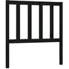 Image de vidaXL TÃªte de lit Noir 96x4x100 cm Bois massif de pin