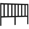 Image de vidaXL TÃªte de lit Noir 166x4x100 cm Bois massif de pin