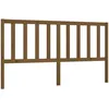 Image de vidaXL TÃªte de lit Marron miel 206x4x100 cm Bois massif de pin