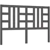 Image de vidaXL TÃªte de lit Gris 126x4x100 cm Bois massif de pin