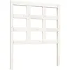 Image de vidaXL TÃªte de lit Blanc 80,5x4x100 cm Bois massif de pin