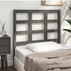 Image de vidaXL TÃªte de lit Gris 95,5x4x100 cm Bois massif de pin