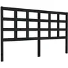 Image de vidaXL TÃªte de lit Noir 165,5x4x100 cm Bois massif de pin