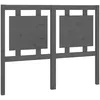 Image de vidaXL TÃªte de lit Gris 125,5x4x100 cm Bois massif de pin