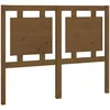 Image de vidaXL TÃªte de lit Marron miel 125,5x4x100 cm Bois massif de pin