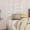 Image de vidaXL TÃªte de lit Blanc 106x4x104 cm Bois massif de pin