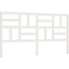 Image de vidaXL TÃªte de lit Blanc 186x4x104 cm Bois massif de pin