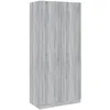 Image de vidaXL Garde-robe Sonoma gris 90x52x200 cm Bois d'ingÃ©nierie