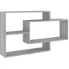 Image de vidaXL ÃtagÃ¨re murale Sonoma gris 104x20x58,5 cm Bois ingÃ©nierie