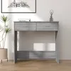 Image de vidaXL Bureau sonoma gris 80x40x75 cm bois d'ingÃ©nierie
