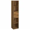Image de vidaXL BibliothÃ¨que ChÃªne fumÃ© 36x30x171 cm Bois d'ingÃ©nierie