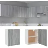 Image de vidaXL Armoire suspendue ""Lyon"" Sonoma gris 50x31x60 cm