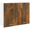 Image de vidaXL Armoire suspendue ""Lyon"" ChÃªne fumÃ© 80x31x60 cm