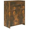 Image de vidaXL Armoire de bain ChÃªne fumÃ© 60x33x80 cm Bois d'ingÃ©nierie