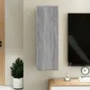 Image de vidaXL Meubles TV Sonoma gris 30,5x30x90 cm Bois d'ingÃ©nierie