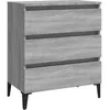 Image de vidaXL Buffet Sonoma gris 60x35x69 cm Bois d'ingÃ©nierie